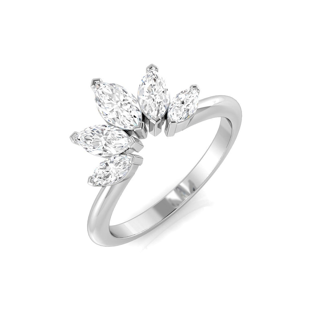 Diamond Carisbrooke Blue Sapphire Ring in 10K/14K gold and platinum with certified lab-grown or natural diamonds