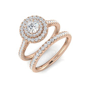 Diamond Kent Engagement Ring in 10K/14K gold and platinum with certified lab-grown or natural diamonds