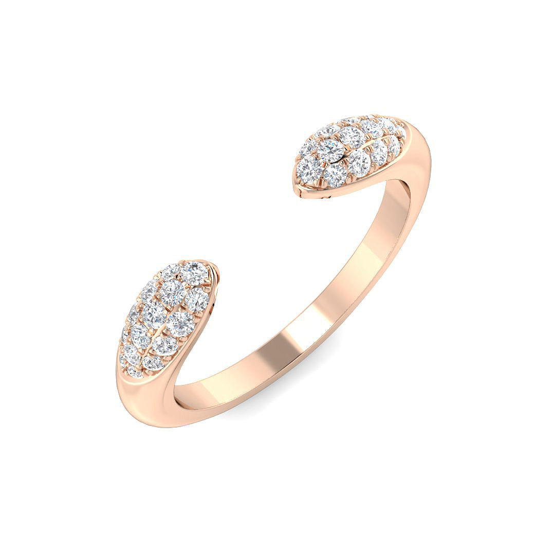 Diamond Fancy Ring in 10K/14K gold and platinum with certified lab-grown or natural diamonds