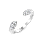 Diamond Fancy Ring in 10K/14K gold and platinum with certified lab-grown or natural diamonds