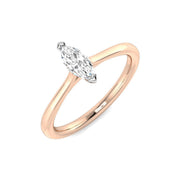 Lab-Grown Diamond Solitaire Engagement Ring 0.3ct - Hallmarked Gold & in 10K/14K gold and platinum with certified lab-grown or natural diamonds