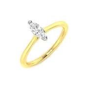 Lab-Grown Diamond Solitaire Engagement Ring 0.3ct - Hallmarked Gold & in 10K/14K gold and platinum with certified lab-grown or natural diamonds