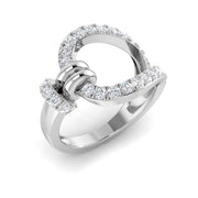 Diamond Fancy Ring in 10K/14K gold and platinum with certified lab-grown or natural diamonds