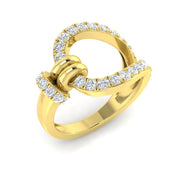 Diamond Fancy Ring in 10K/14K gold and platinum with certified lab-grown or natural diamonds