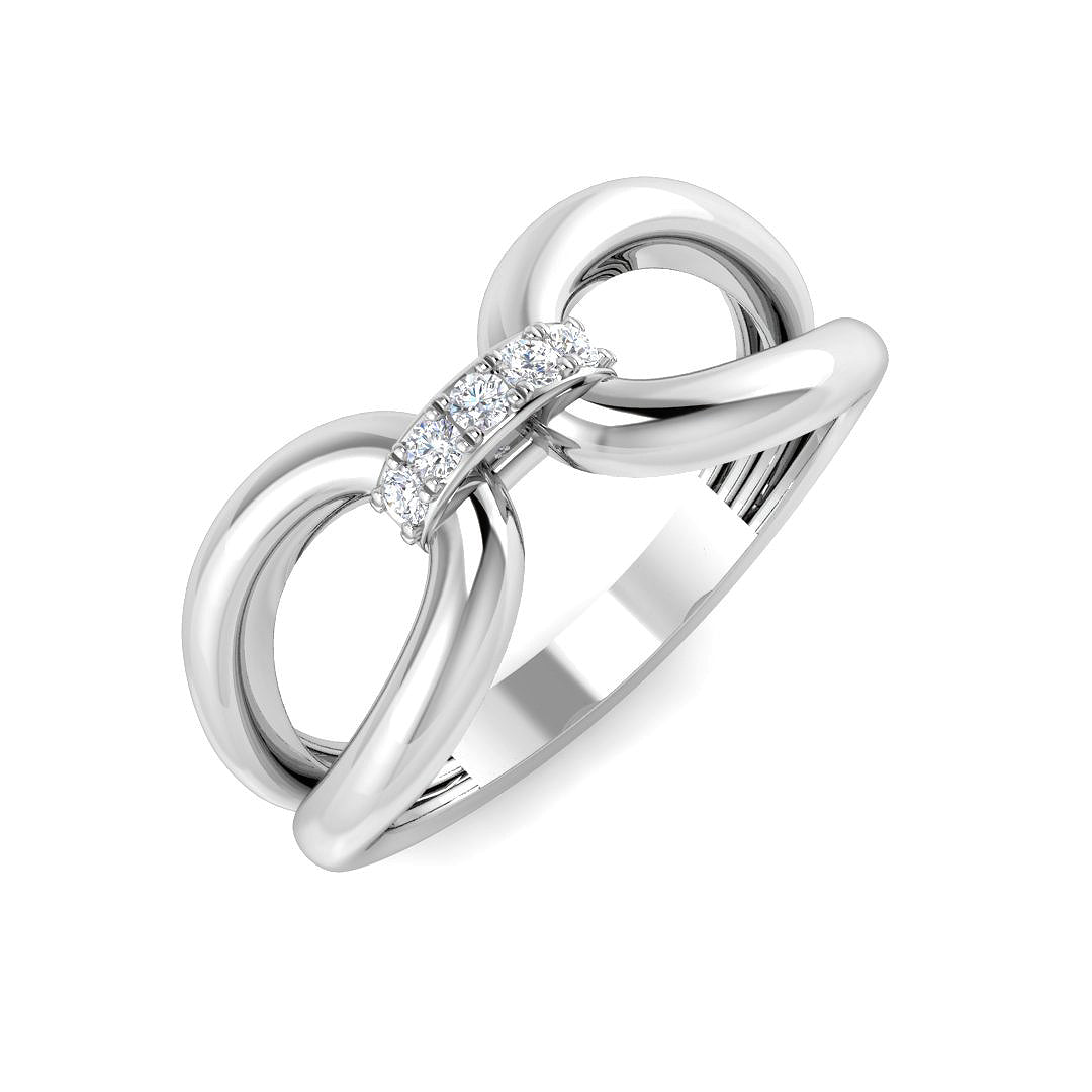 Lab & Natural Diamond Fancy Ring in 10K/14K gold and platinum with certified lab-grown or natural diamonds
