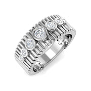 Fancy Diamond Ring in 10K/14K gold and platinum with certified lab-grown or natural diamonds