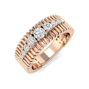 Diamond Fancy Ring in 10K/14K gold and platinum with certified lab-grown or natural diamonds