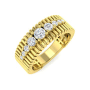 Diamond Fancy Ring in 10K/14K gold and platinum with certified lab-grown or natural diamonds