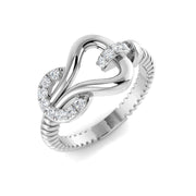 Diamond Fancy Ring in 10K/14K gold and platinum with certified lab-grown or natural diamonds