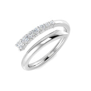 Lab & Natural Diamond Fancy Ring in 10K/14K gold and platinum with certified lab-grown or natural diamonds