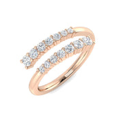 Diamond Fancy Ring in 10K/14K gold and platinum with certified lab-grown or natural diamonds
