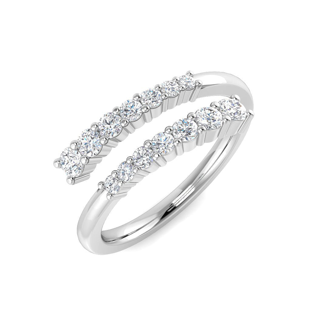 Diamond Fancy Ring in 10K/14K gold and platinum with certified lab-grown or natural diamonds