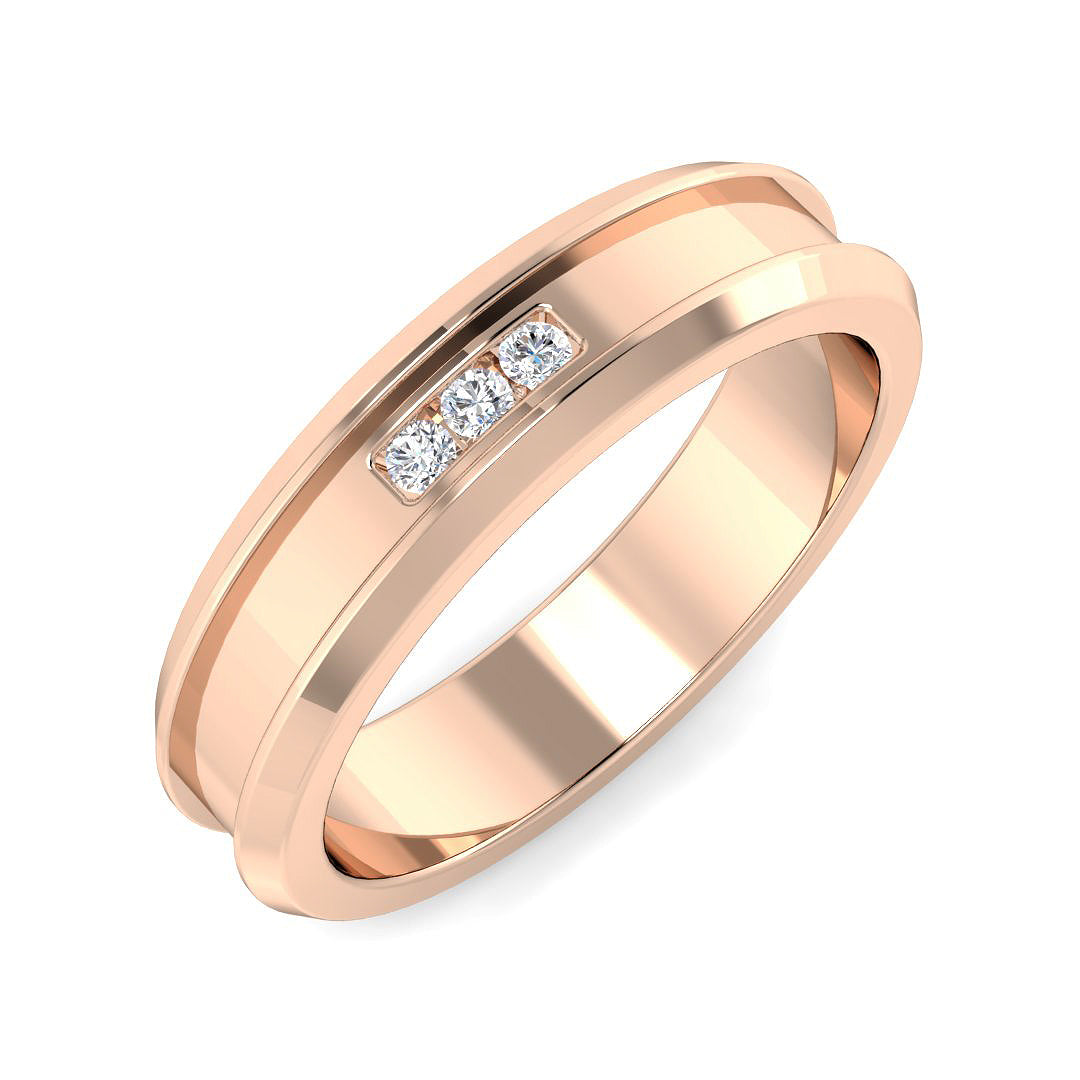 Lab-Grown Diamond 3 Stone Ring in 10K/14K gold and platinum with certified lab-grown or natural diamonds