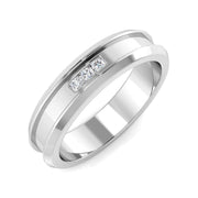 Lab-Grown Diamond 3 Stone Ring in 10K/14K gold and platinum with certified lab-grown or natural diamonds