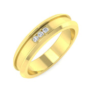 Lab-Grown Diamond 3 Stone Ring in 10K/14K gold and platinum with certified lab-grown or natural diamonds