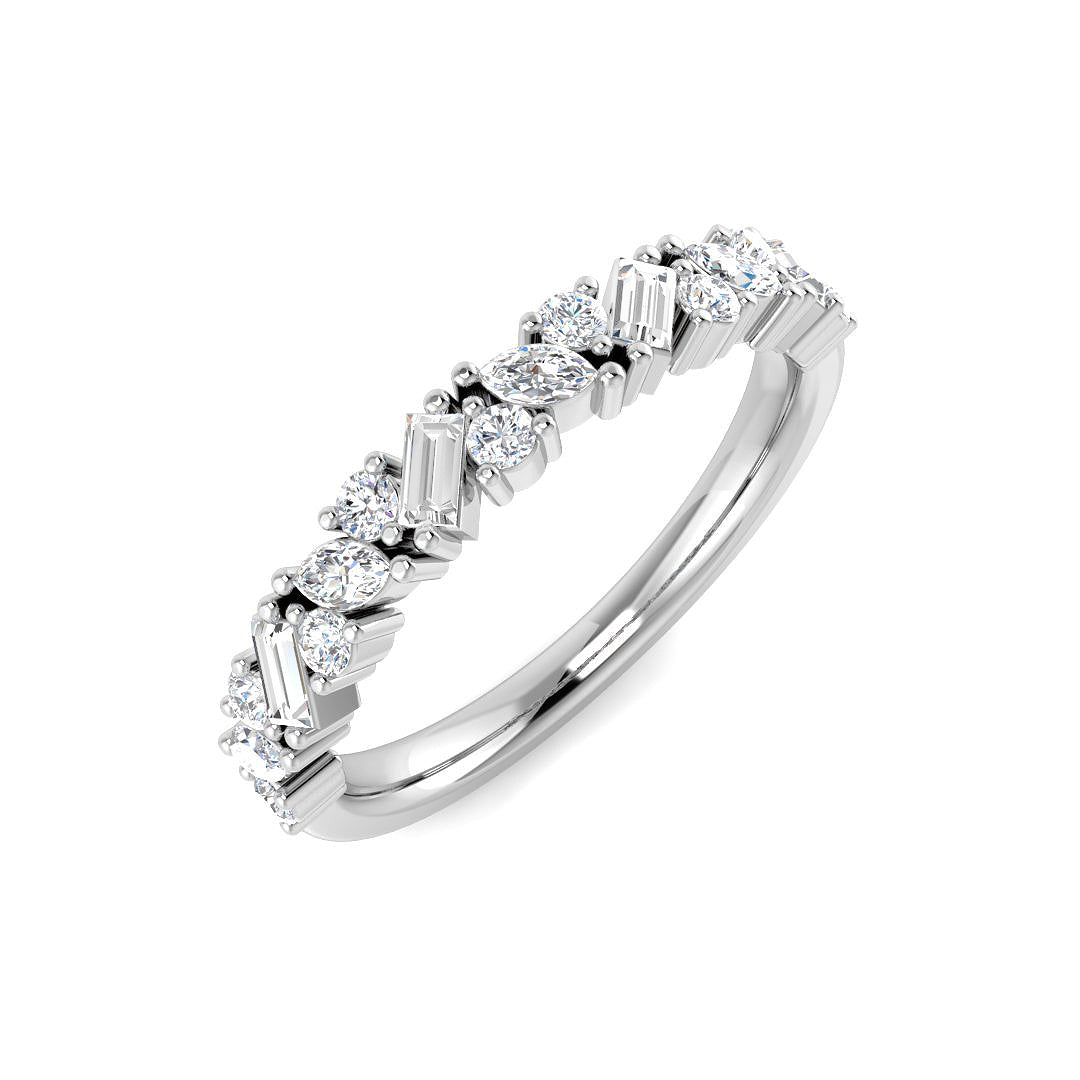 Lab-Grown Diamond Fancy Ring in 10K/14K gold and platinum with certified lab-grown or natural diamonds