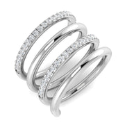 Lab-Grown & Natural Diamond Fancy Ring in 10K/14K gold and platinum with certified lab-grown or natural diamonds
