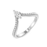 Diamond Wosverhamptob Engagement Ring in 10K/14K gold and platinum with certified lab-grown or natural diamonds