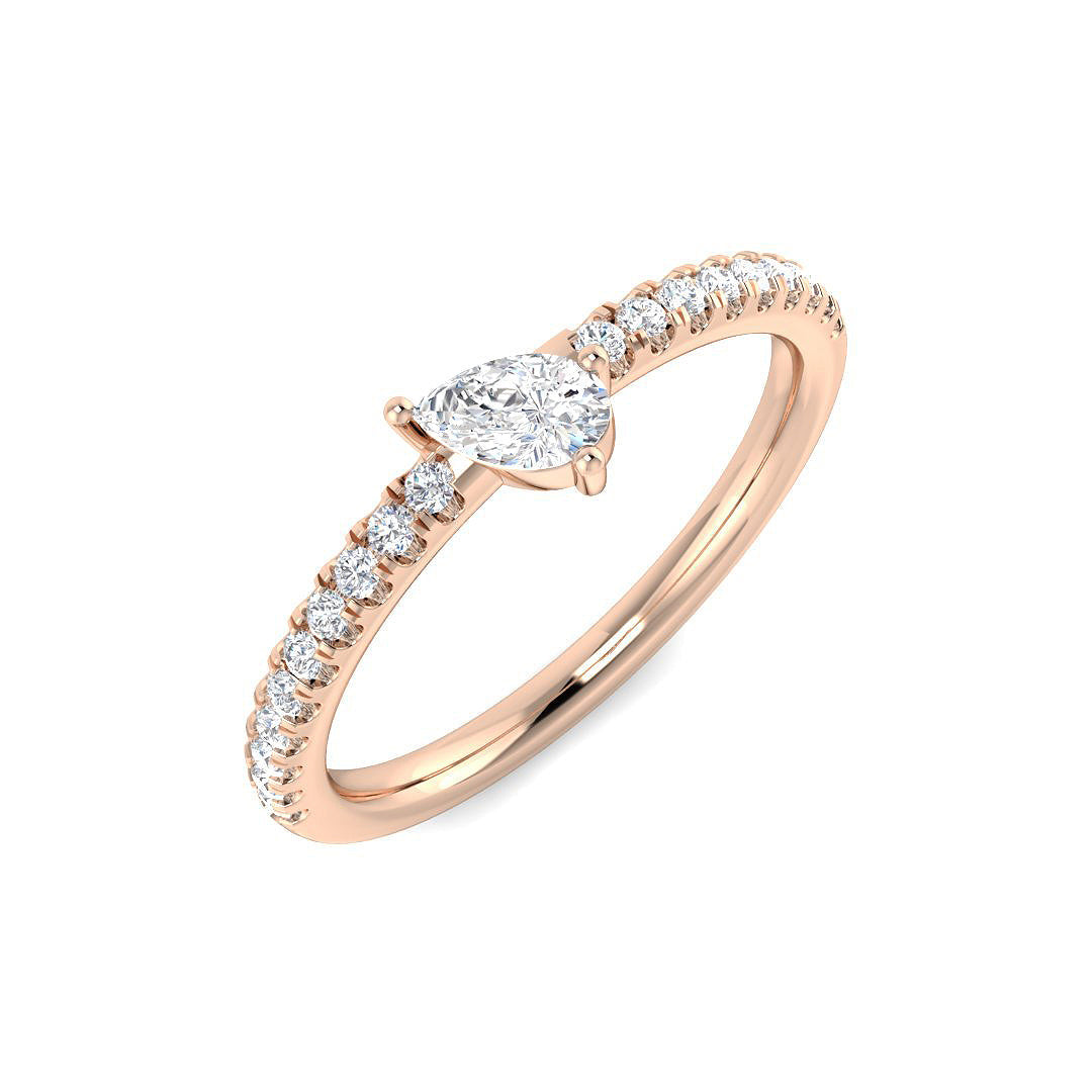 Diamond Worcekter Engagement Ring in 10K/14K gold and platinum with certified lab-grown or natural diamonds