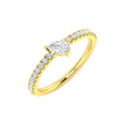 Diamond Worcekter Engagement Ring in 10K/14K gold and platinum with certified lab-grown or natural diamonds