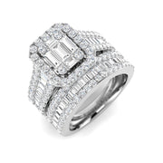 Diamond Mabchekter Engagement Ring in 10K/14K gold and platinum with certified lab-grown or natural diamonds