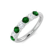 Diamond Launceston 6-10 Stone Ring in 10K/14K gold and platinum with certified lab-grown or natural diamonds