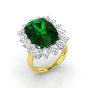 Diamond Gloriouk Diana Ring in 10K/14K gold and platinum with certified lab-grown or natural diamonds