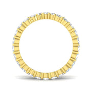 Full Eternity Diamond Band in 10K/14K gold and platinum with certified lab-grown or natural diamonds