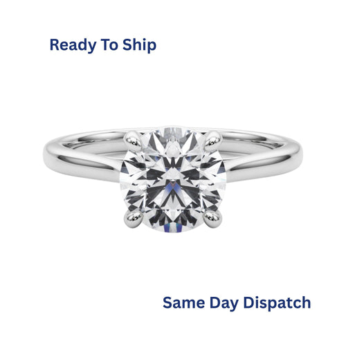 0.75Ct Prong Set Lab Grown Diamond Solitaire Engagement Ring & in 10K/14K gold and platinum with certified lab-grown or natural diamonds
