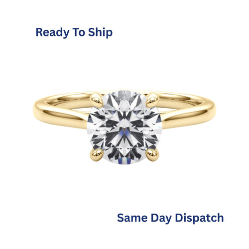 0.75Ct Prong Set Lab Grown Diamond Solitaire Engagement Ring & in 10K/14K gold and platinum with certified lab-grown or natural diamonds