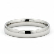 Court Shape Plain Wedding Band for Women in 10K/14K gold and platinum with certified lab-grown or natural diamonds