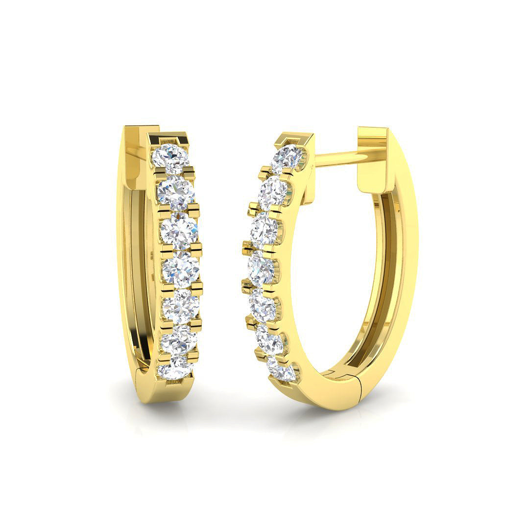 Designer Jewellery Diamond Earring 0.3 ct Platinum, , , Yellow & in 10K/14K gold and platinum with certified lab-grown or natural diamonds