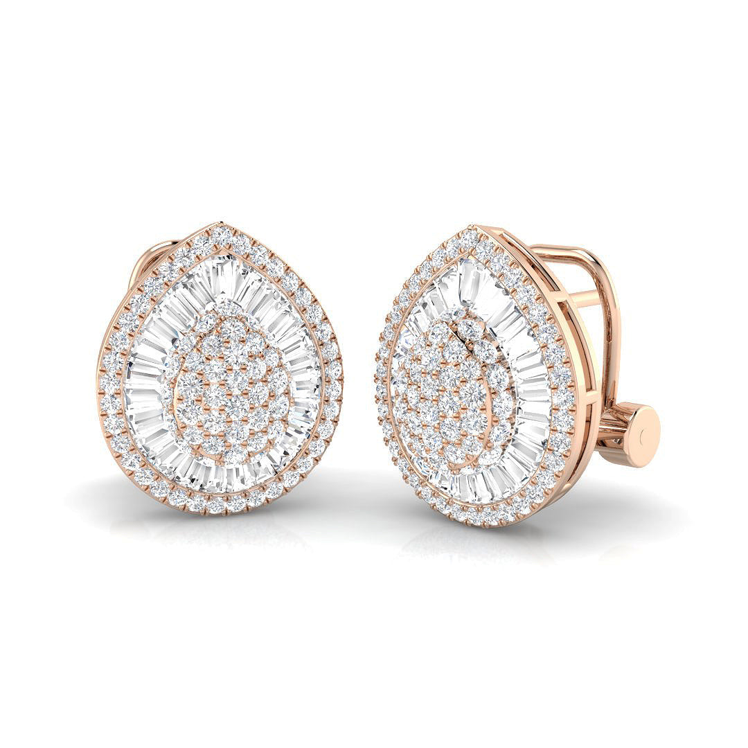Chandelier Grace Diamond Earring 1.5 ct Platinum & , in 10K/14K gold and platinum with certified lab-grown or natural diamonds