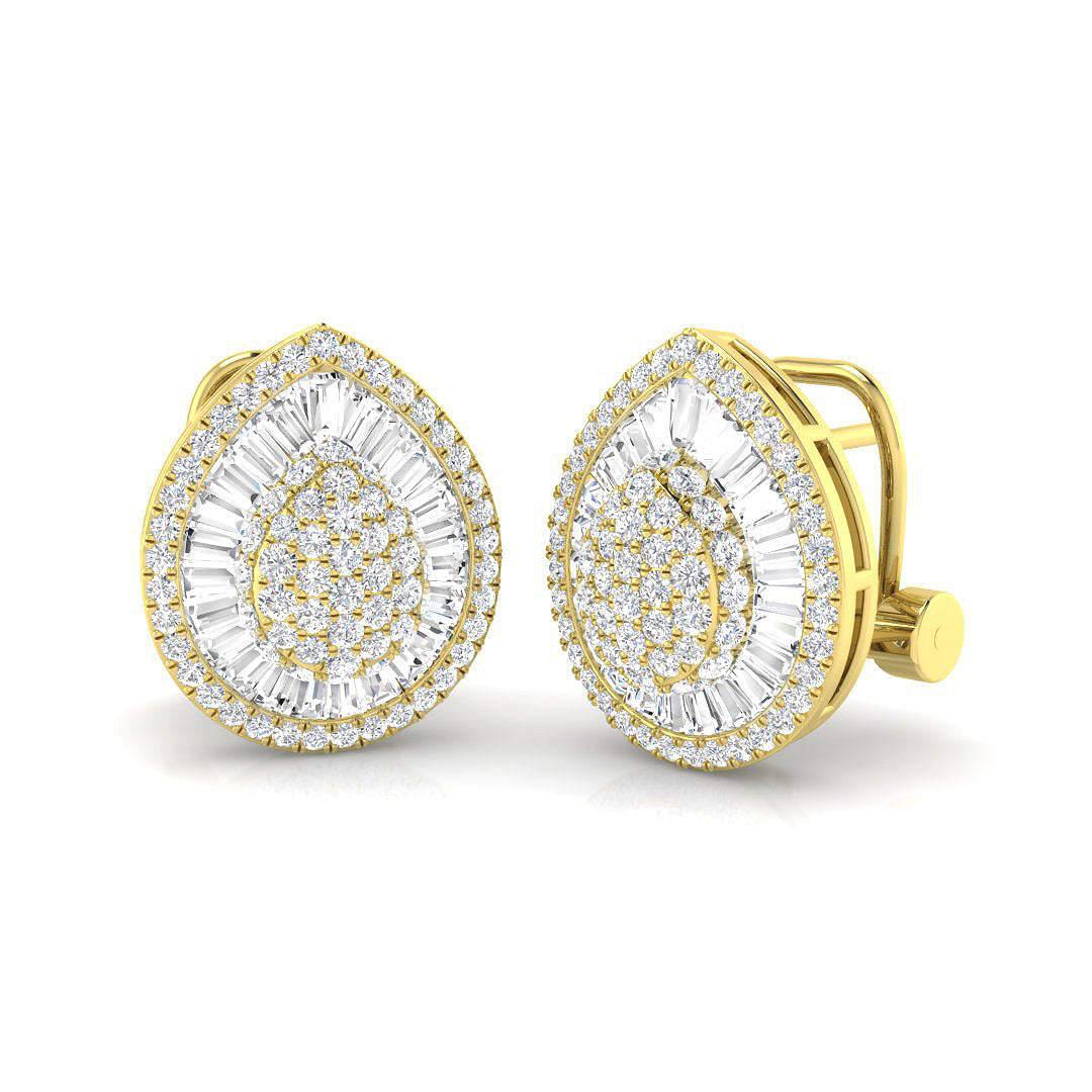 Chandelier Grace Diamond Earring 1.5 ct Platinum & , in 10K/14K gold and platinum with certified lab-grown or natural diamonds