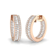 Blyth Luxury Gold Diamond Baguette & Brilliant Earrings 1.5ct-5.5ct in 10K/14K gold and platinum with certified lab-grown or natural diamonds
