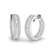 Harmoniously Linked Diamond Earring 1.5 ct Platinum, , , Yellow & in 10K/14K gold and platinum with certified lab-grown or natural diamonds