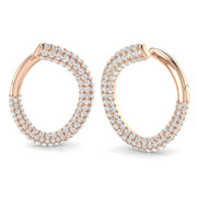 Gentle Radiance Diamond Earring 1 ct Platinum, , , Yellow & in 10K/14K gold and platinum with certified lab-grown or natural diamonds