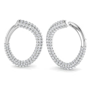 Gentle Radiance Diamond Earring 1 ct Platinum, , , Yellow & in 10K/14K gold and platinum with certified lab-grown or natural diamonds