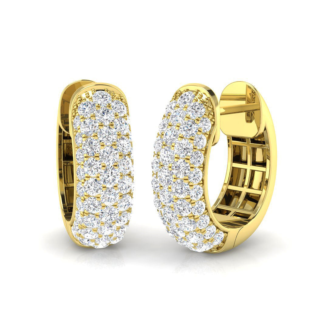 Graceful Shimmer Diamond Earring 1.75 ct Platinum, , , Yellow & in 10K/14K gold and platinum with certified lab-grown or natural diamonds