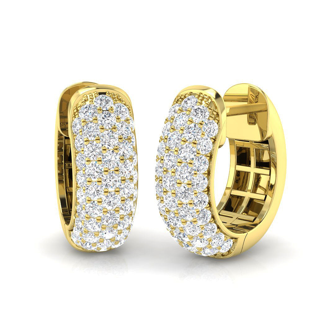 Timeless Sparkle Diamond Earring 1 ct Platinum, , , Yellow & in 10K/14K gold and platinum with certified lab-grown or natural diamonds