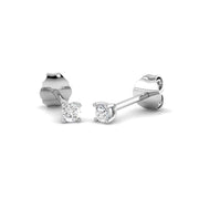 Decorated Diamond Earring 0.15 ct Platinum, , , Yellow & in 10K/14K gold and platinum with certified lab-grown or natural diamonds