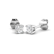 Stud - 0.25ct Diamond Earrings Platinum & in 10K/14K gold and platinum with certified lab-grown or natural diamonds