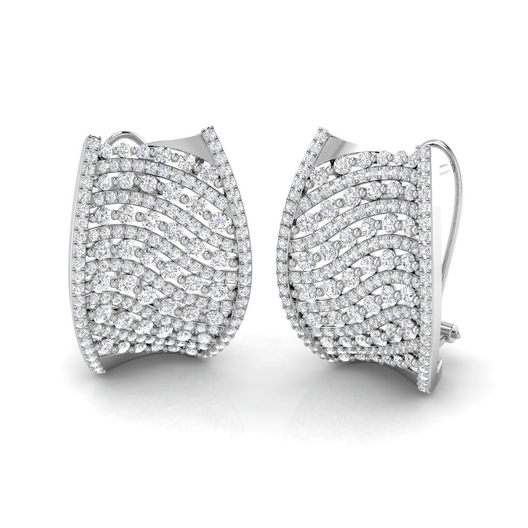 Crystal Palace Diamond Earring 3 ct Platinum, , , Yellow & in 10K/14K gold and platinum with certified lab-grown or natural diamonds