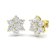 Blenheim Diamond Earring 3 ct Platinum, , , Yellow & in 10K/14K gold and platinum with certified lab-grown or natural diamonds