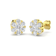 Petite Diamond Earring 1 ct Platinum, , , Yellow & in 10K/14K gold and platinum with certified lab-grown or natural diamonds