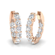 Delicate Touch Diamond Earring 3 ct Platinum, , , Yellow & in 10K/14K gold and platinum with certified lab-grown or natural diamonds
