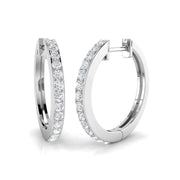 Fine Thread Diamond Earring 0.5 ct Platinum, , , Yellow & in 10K/14K gold and platinum with certified lab-grown or natural diamonds