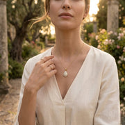 Baguette Brilliant Pendant in 10K/14K gold and platinum with certified lab-grown or natural diamonds