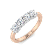 Diamond Berkeley 4 Stone Ring in 10K/14K gold and platinum with certified lab-grown or natural diamonds