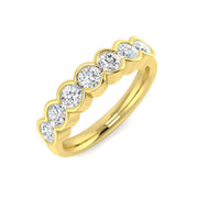 Diamond Eternity Ring in 10K/14K gold and platinum with certified lab-grown or natural diamonds